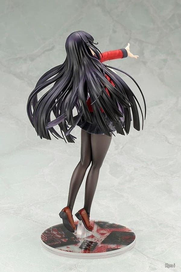 Animefigur Jabami Yumeko Actionfigur Uniform Figurine Samling Modelldocka Present Samling Ornament Actiondocka PVC Modellleksak