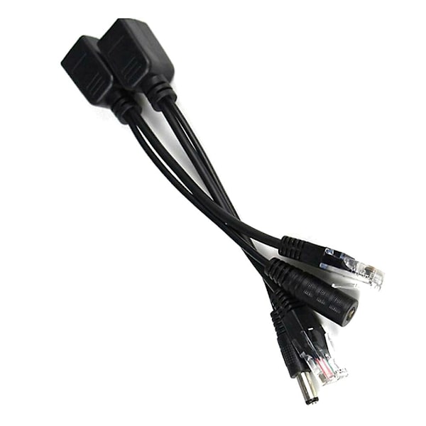 POE Netværksstrømforsyningsadapterkabel POE Splitter POE Kombinator Strømforsyningskabel POE Strømforsyning