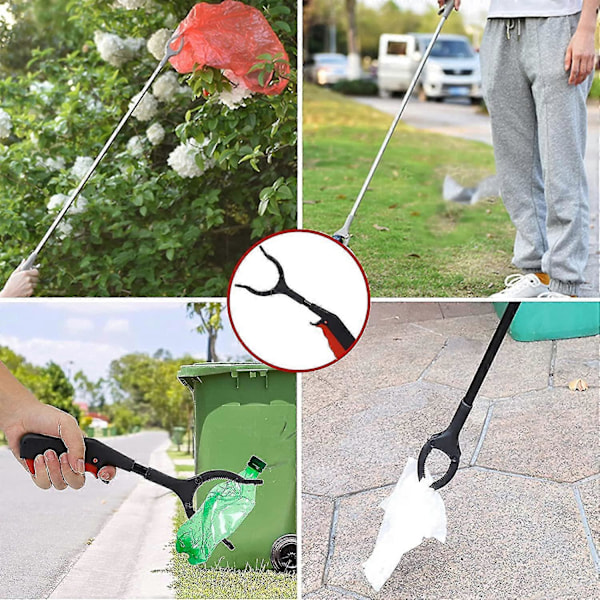 2-pack 30 cm Barnklämmor, Kort Grepp för Seniorer, Trädgårdsklämma, Samlingsklämmor, Hygieniska Klämmor