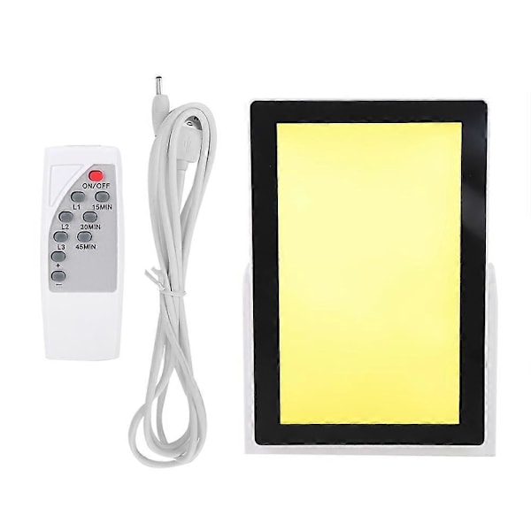 SAD Terapi Lys Fototerapi Lampe Affektiv Lidelse Kur Lampe med Fjernkontroll