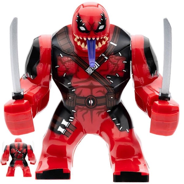 Deadpool X Wolverine Multiverse -variaatioiden minifiguurisetti 1 aseiden lisävarusteilla