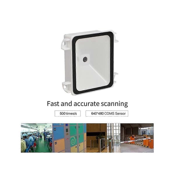Indbygget 2D Stregkodescanner USB QR Stregkodelæser RS232 TTL Interface Kiosk Lille Fast Installation