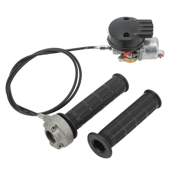 Förgasare Gasreglage Kabelset för 49cc 60cc 66cc 80cc 2-taktsmotor Motoriserad Cykel