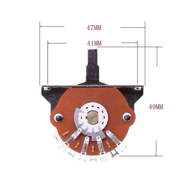 KG-02 5-vejs Lever Pickup Selector Switch til Elektrisk Guitar - Switch Udskiftning Switch Shifter