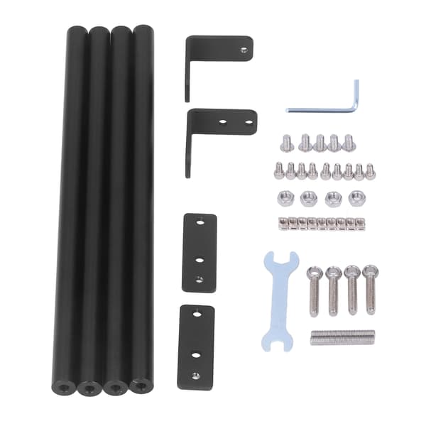 Aluminum Alloy Support Rod Kit S4 Metal Rod with Coupling 3D Printer Accessories