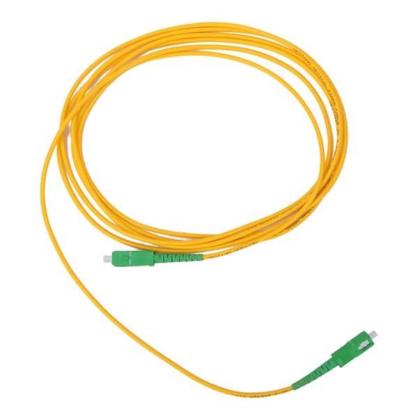 2 pcs Fiber Optic Patch Cable Single Mode & Single Core SC/APC SC/APC SM-G652D OS2 3 meters