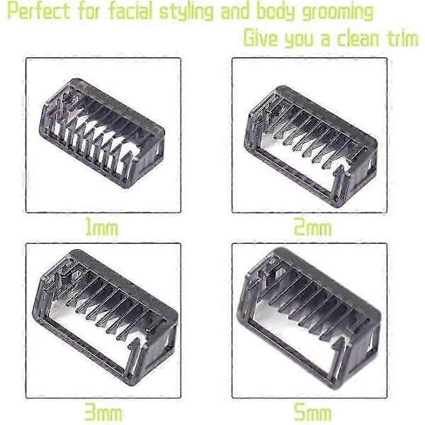 Guidekam 1/2/3/5 MM til barbermaskine kropshår beskyttere QP2510 QP2520 QP2521 QP2522 QP2530 QP2531 QP2620