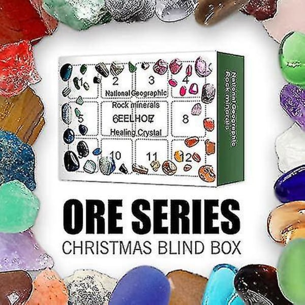 12 Dagar Nedräkning Överrasknings Blind Box, Ore Leksak Överrasknings Presentask