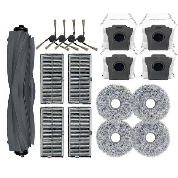Tillbehör för Dreame X40 Ultra, X40 Pro, S30 Pro Ultra - Rullborste, Sidoborste, Filter, Moppduk, Dammsäck