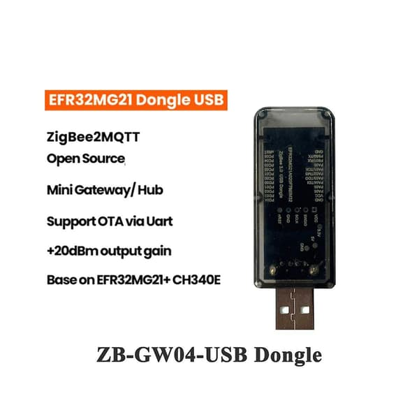ZigBee 3.0 Silicon Labs Mini EFR32MG21 Universal Open Source Hub Gateway USB Dongle Chip Modul ZHA