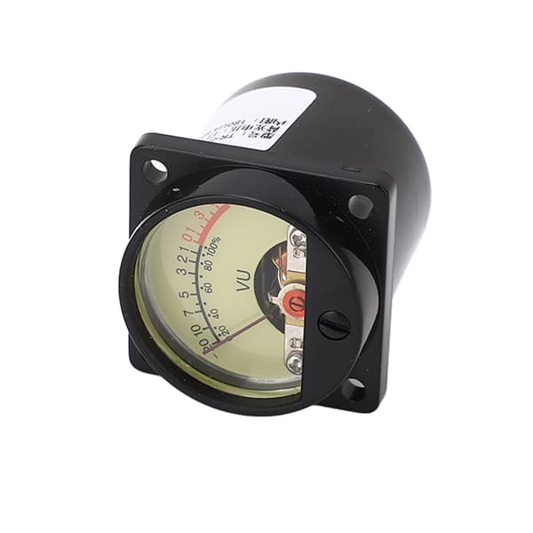 High Accuracy VU Meter, Yellow Dial, White LED Backlit Amplifier Panel VU Meter Head