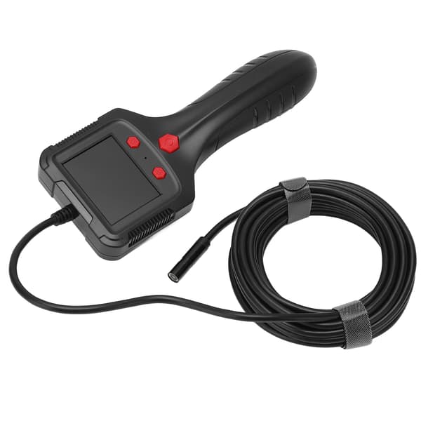 Waterproof IP67 Industrial Borescope, 2.4 \" IPS HD Inspection Camera, Handheld Endoscope with 6 LED Lights