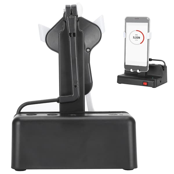 Mobile Phone Shaker Automatic Left Right Swing Pedometer Mobile Phone Pedometer (Pearl White)