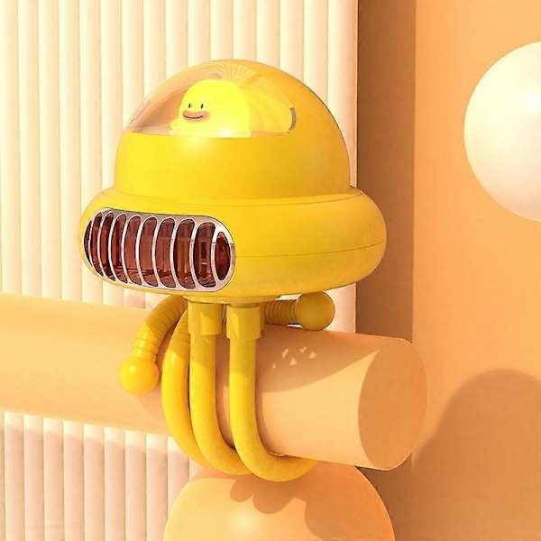 Lydløs Blæksprutte Bladløs Ventilator Gul