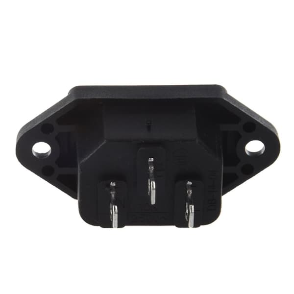 IEC 320 C14 Han-stikkontakt 3-polet PCB Panel Strømindgangsstikkontakt