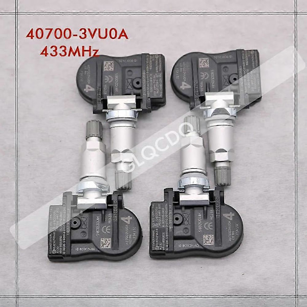 FÖR 2015-2025 LADA VESTA 2014 2015 2016 RENAULT KOLESO 433MHz 40700-3VU0A LADA RENAULT TPMS DÄCKTRYCKSSENSOR 40700-3VU0B