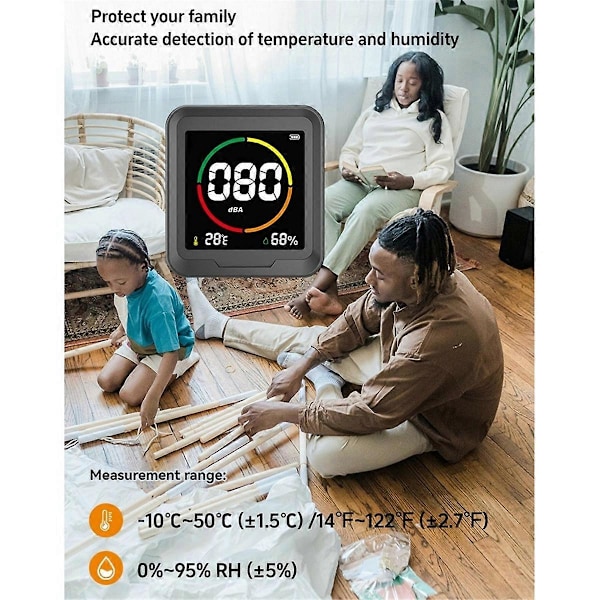 Desibelmåler, Lydnivåmåler med rekkevidde, Bærbar desibelmonitor