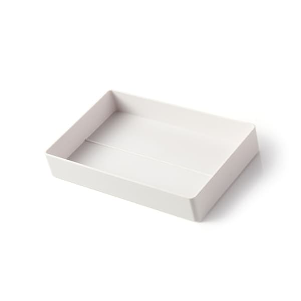 Skrivebordsoppbevaringsstativ Stor A4-filholder DIY-montering Robust ABS-plast Skrivebordsorganisator Grå Hvit A5-brett 24x15.2x4
