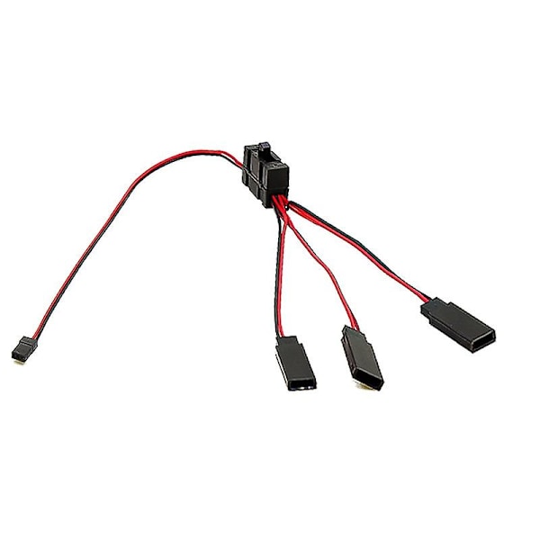 1 kpl RC Servo-jatkekaapeli 1-3 Y-johdin LED-valon ohjaukseen Virtakytkin JR Futaba RC-mallille