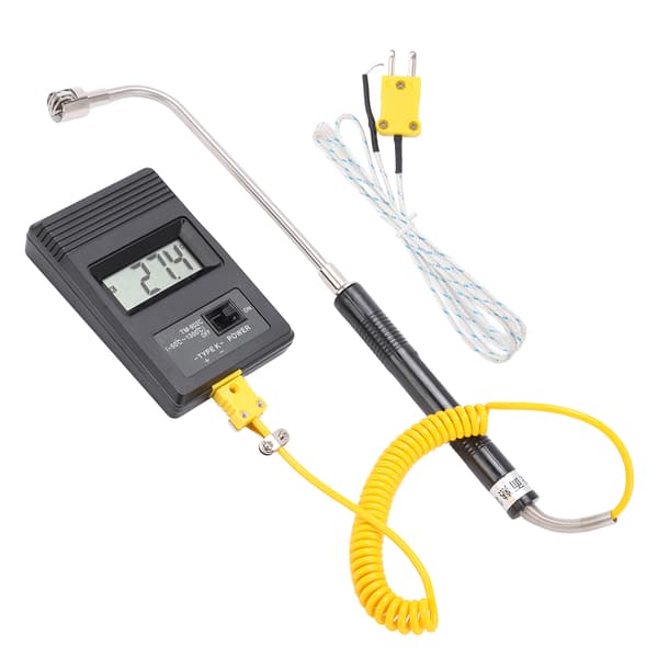 Tm‑902c Industriel LCD-display Digital Sensortermometer med bøjet skaft Overfladetermoelement ‑50‑500℃