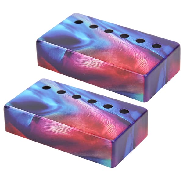2 Pcs Pickup Cover 6 Holes Copper Protective Shell Guitar Maintenance Decor Accessories