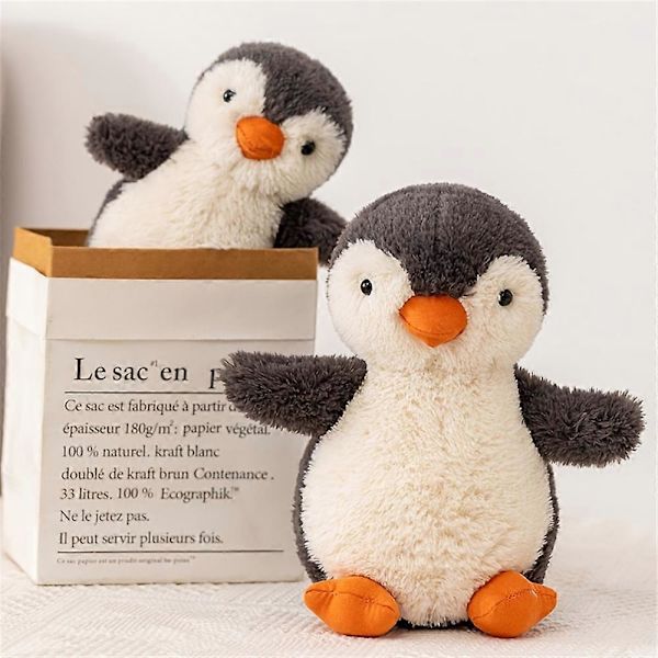 16cm Söta Pingvin Plyschdjur Fylld Djur Liten Plushies Dockor Mjuk Fluffig Som Riktig Pingvin Leksak Årsdag Födelsedagspresent För Barn Vuxna