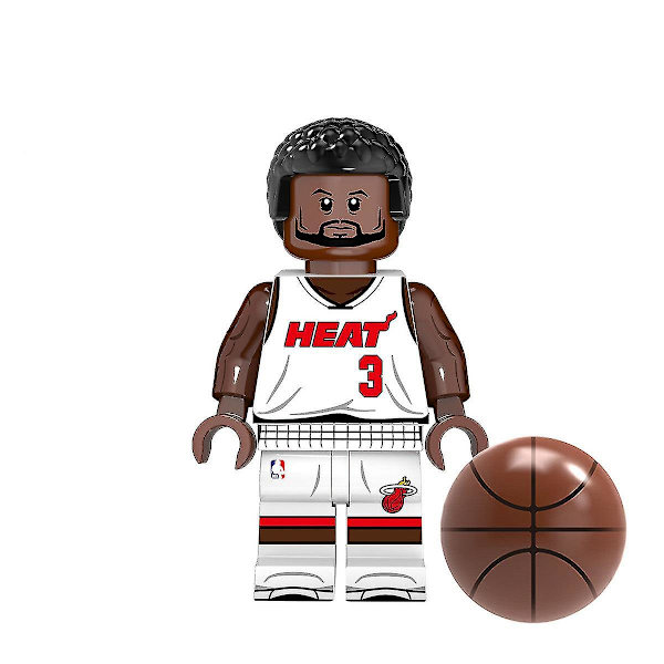 Kvalitetshöga 9-delars minifigurset med alla stjärnor, leksaker, actionfigurer, basket