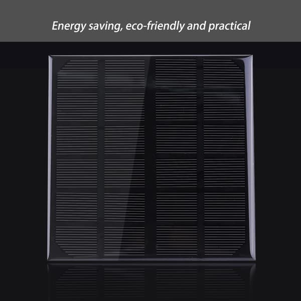 DC Output 3W 6V Monocrystalline Silicon Solar Panel Module Battery Charger Power Supply
