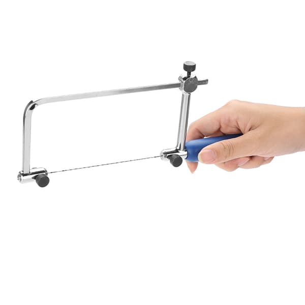 Adjustable Saw Tool U-shaped Saw Frame with 6 Spiral Saw Blades (ASB400)