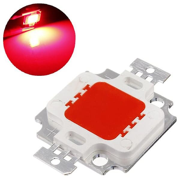 10W LED COB-siru Fluter Valo Lamppu Polttimo Väri: Punainen