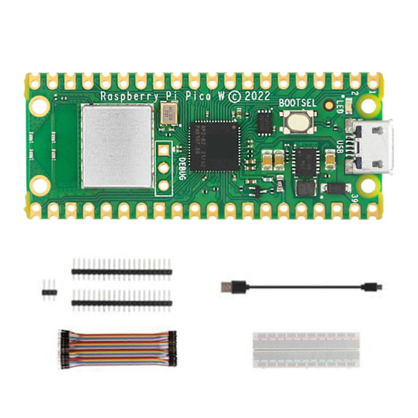 For Pico W Utvidelsessett for Utviklingskort Trådløs WiFi RP2040 Mikrocontroller Utviklingskort