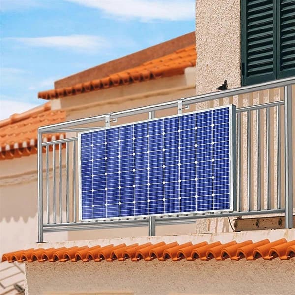 Solpanel Balkonkrog 304 Rustfrit Stål Fotovoltaisk Panel Monteringsbeslag Balkonhegn Sola