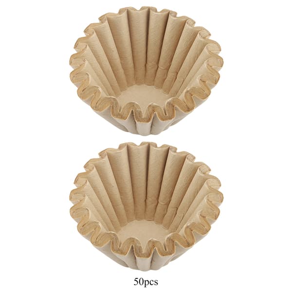 50 stk engangs kaffefilter i trefiber, koppbytte (L)