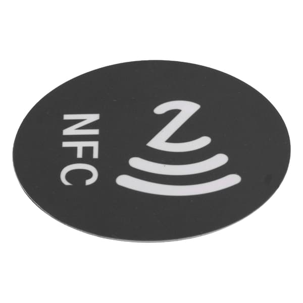 20 Pieces NFC Stickers 125KHz Anti-interference ID Phone NFC Sticker for Access Control Home Assistant Black