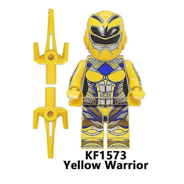 7 stk/sett Power Rangers Byggeklosser Minifigurer Lekefigurer Samleobjekter Actionfigurer Barn Fans Gave