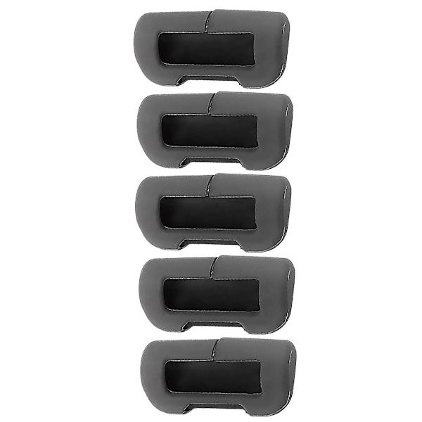 För /Y Bältespänne Skyddande Silikon Kollisionsundvikande Bältesklämma Skydd 5PCS