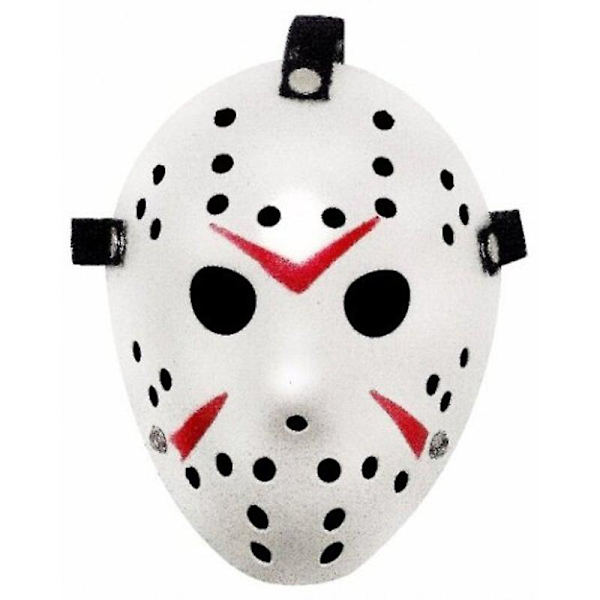 Masker Halloween Maskeradmask Jason Vs Fredagen Den 13:e Cosplay Kostym Mjölkvit
