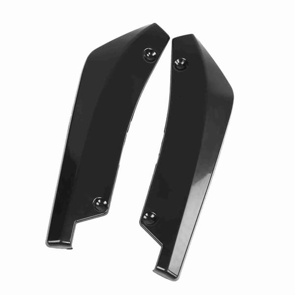 Universell Karbonfiber Bakre Støtfanger Canard Diffuser Spoiler Leppefinner - 1 Par