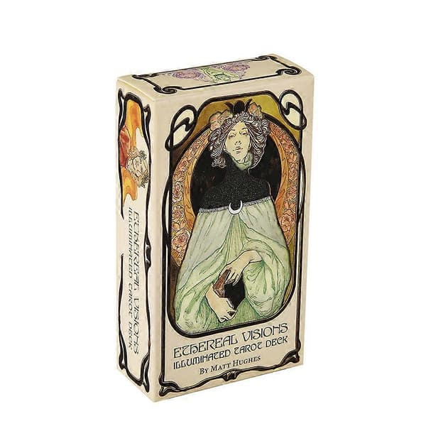 Ethereal Visions: Valaistu Tarot-korttipakka