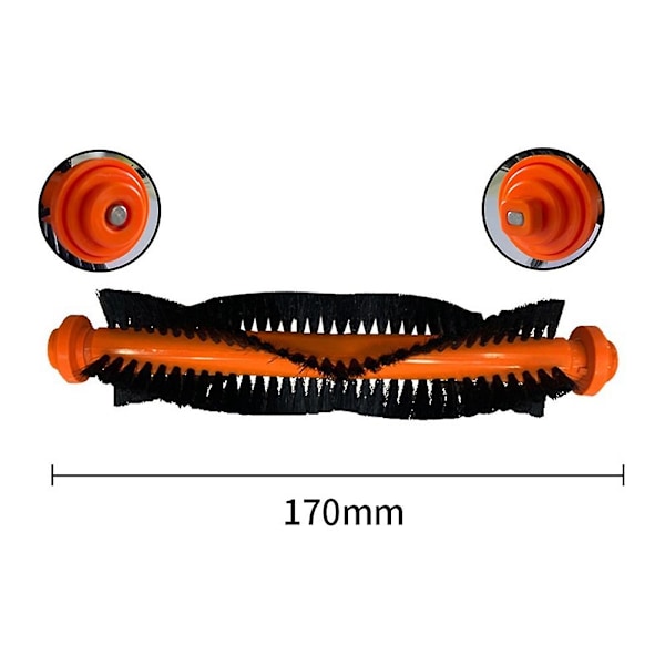 Keskussuulake Explorer/X-Plorer 20 40 50 -sarjan Smart Force -rullaharjoille, imurointirobotin pääharja