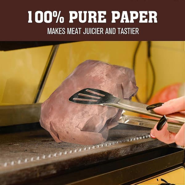 Rosa Slaktarpapper, Grillpapper, 45 cm x 15 m, Brödpapper, Bakplåtspapper, BBQ Kraftpapper, P