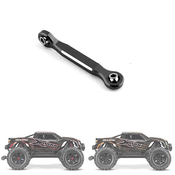 Styre-Servo-Kobling Tie Rod i Aluminiumlegering for 1/5 X- Xmaxx 6S 8S RC Oppgraderingsdeler, Svart