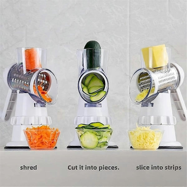 Hånddrevet Grønnsaks Slicer Skjær Slicer Kjøkken Multifunksjonell Fruktslicer Potet Rivjern Grønnsakskiver
