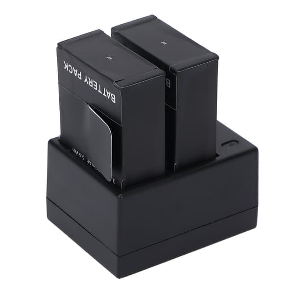 Camera Battery Charger Fast Dual Battery Charger with 2 Batteries Compatible for Hero 2 3
