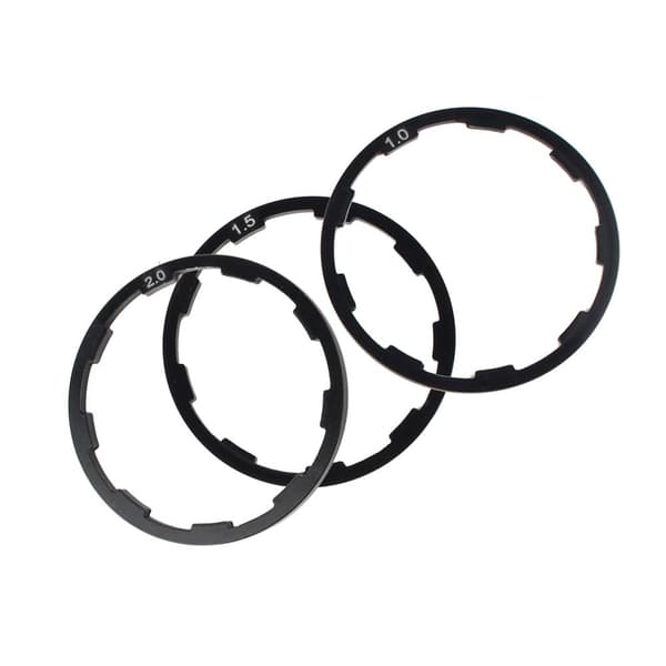Bike Hub Spacers - 3 Pcs (1mm, 1.5mm, 2mm)