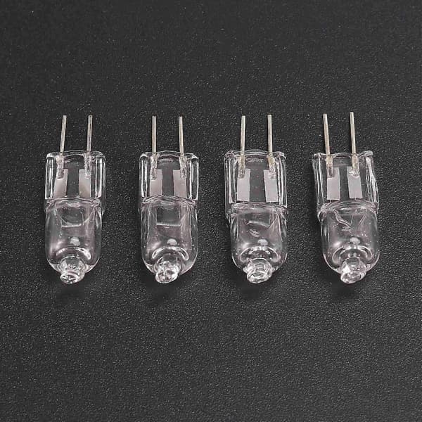 10 X G4 Halogen Lys Lampe Belysning 10w Varm Hvit