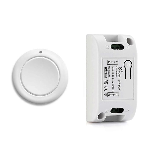 Älykäs kodin langaton valokytkin RF 433 MHz kaukosäädin AC 110V 220V vastaanotin painonappi makuuhuoneen kattolampun kytkin