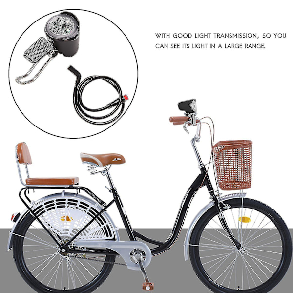 Vanntett LED Sykkelhovedlys kompatibelt med Ebike 6v 12v 24v 36v 48v 60v Foran Sykkellys