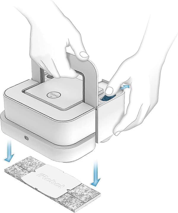 Nirvana iRobot Vaskbare Mikrofiberkluter for iRobot Braava Jet 240 (x2)