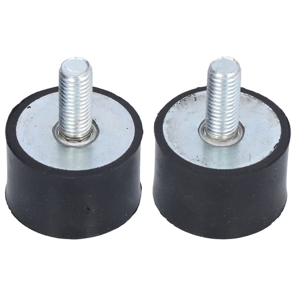 2 stk. antivibrationsbeslag gummiisolator til luftkompressor dieselmotor VD M10 25 mm